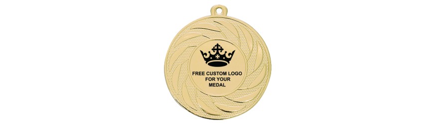 50MM IRON CUSTOM DOMED CENTRE MEDAL - GOLD, SILVER OR BRONZE 50MM IRON CUSTOM DOMED CENTRE MEDAL - GOLD, SILVER OR BRONZE